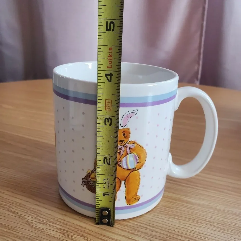 Vintage‎ Schmid Gordon Fraser Easter bunny teddy bear coffee mug